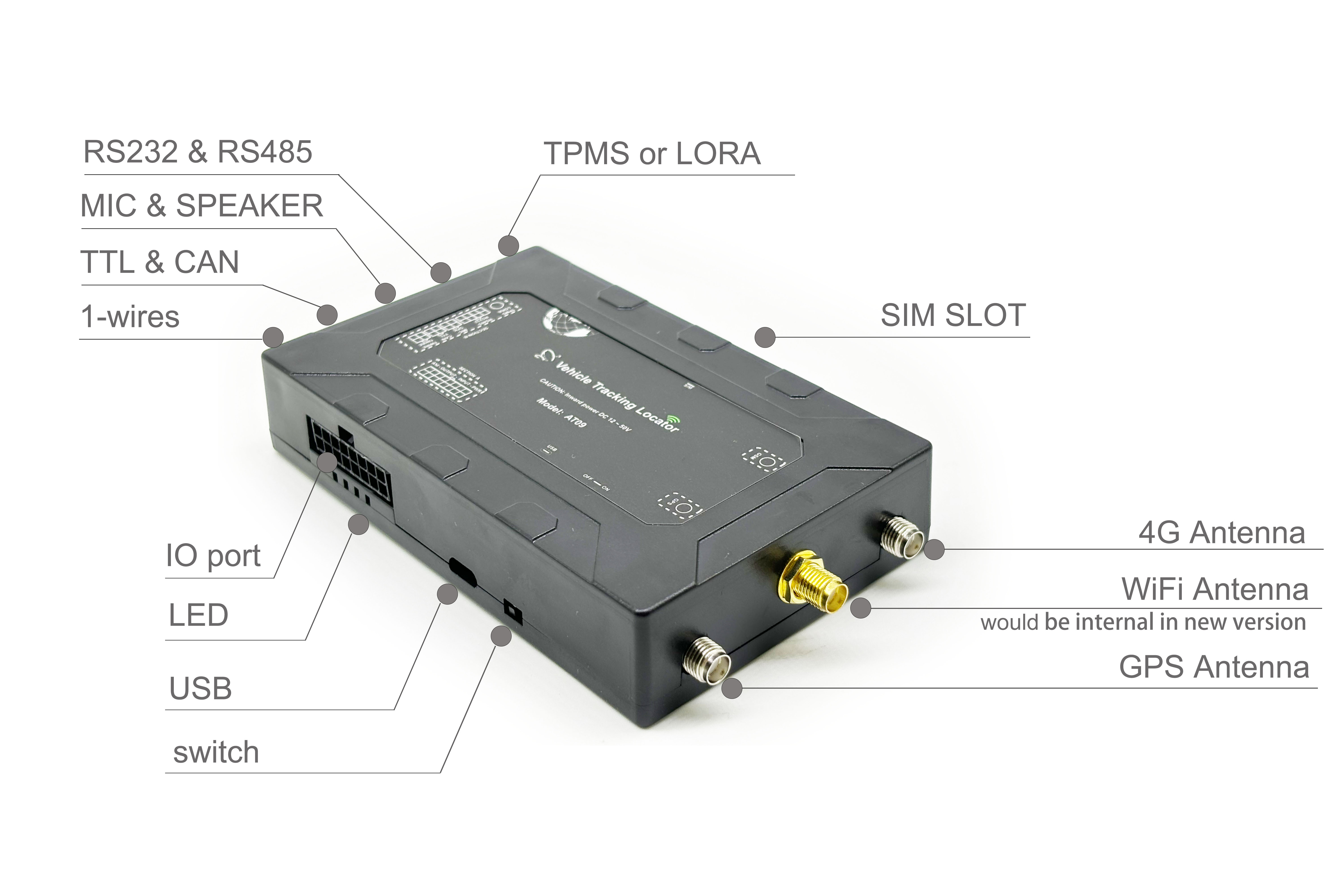 gps tracker AT09-4G