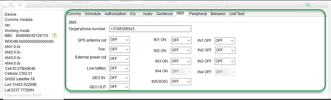 gps tracking device configuation software