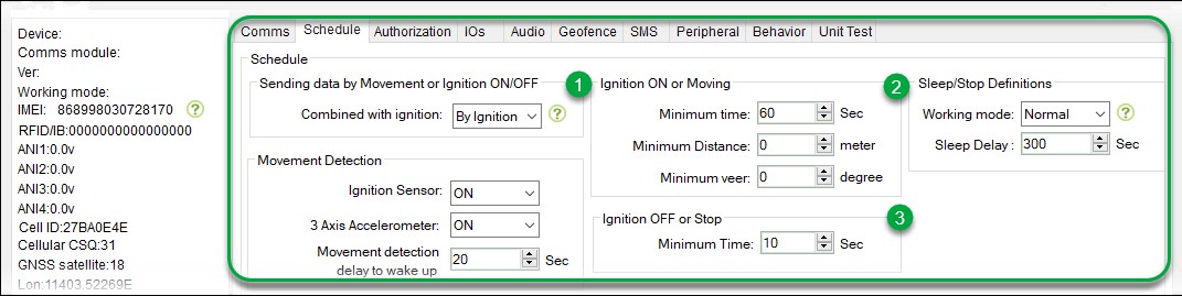 gps tracking device configuation software