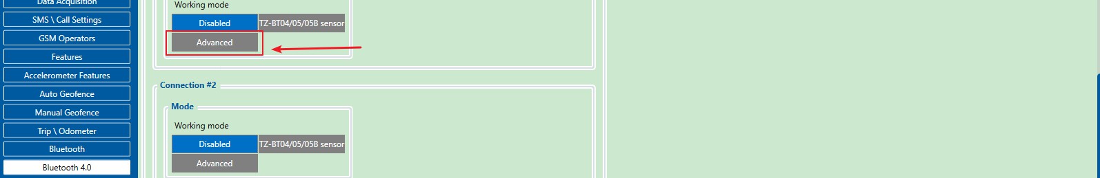 Teltonika GPS tracker with TPMS receiver TP07 via bluetooth