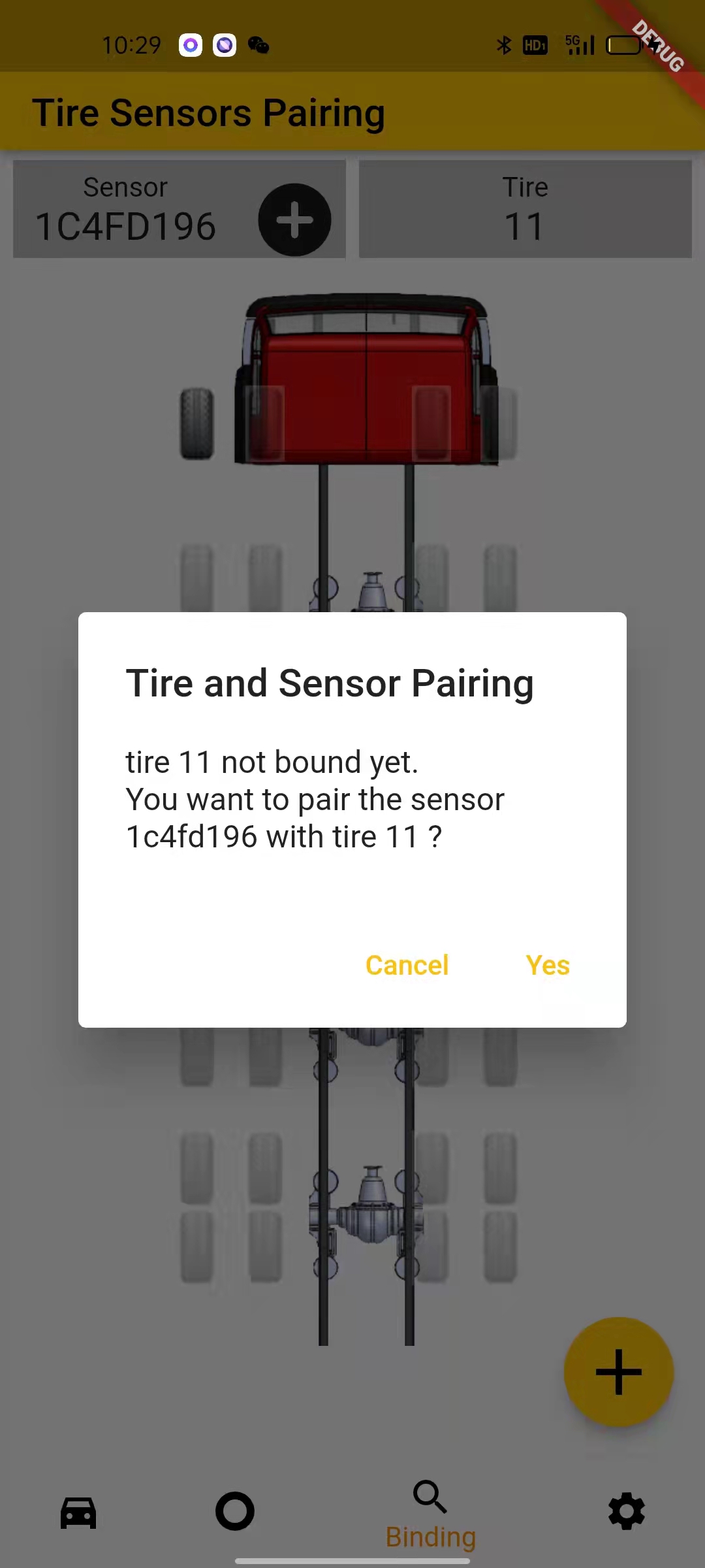 tpms app fijaciones de neumáticos y sensores