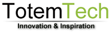 totemtech logo. gps tracking solutions, tire pressure monitoring, fleet management.